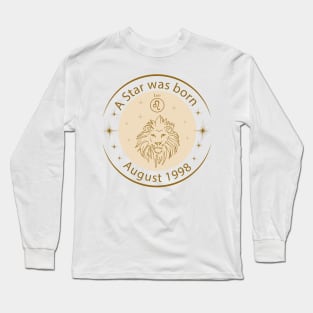 Birthday T-Shirt - Zodiac Leo Long Sleeve T-Shirt